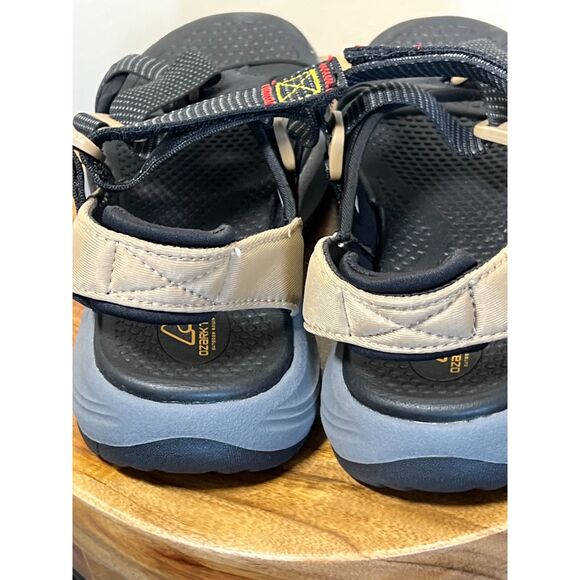 Ozark Trail Sport Sandals Mens Size 7 Black Adjustable Strap Outdoor Comfort - Picture 2 of 5